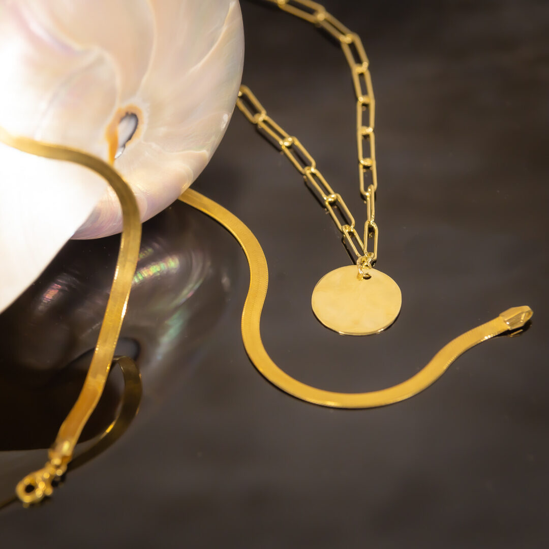 Collana Link + medaglia