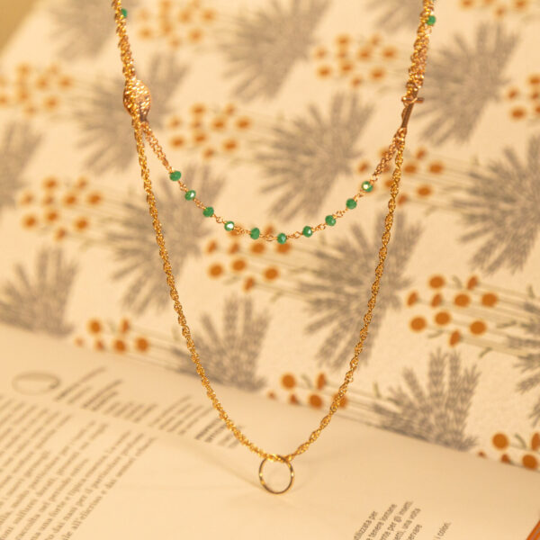 Collana pendente cerchio