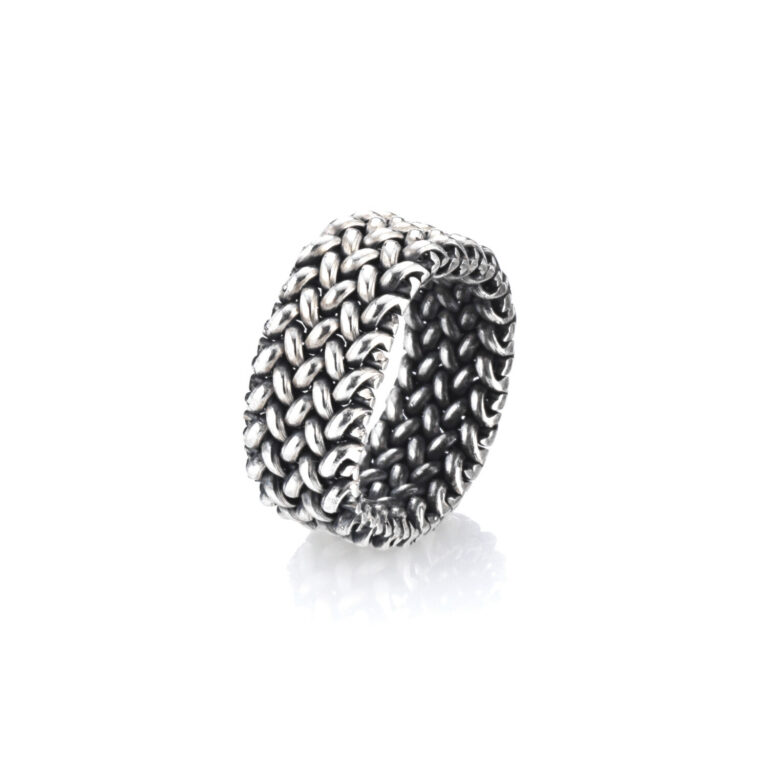 Anello intreccio basso