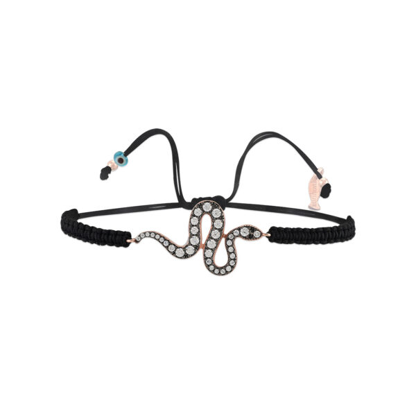 Bracciale AG 925 snake black