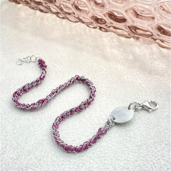 Bracciale Weave dischetto