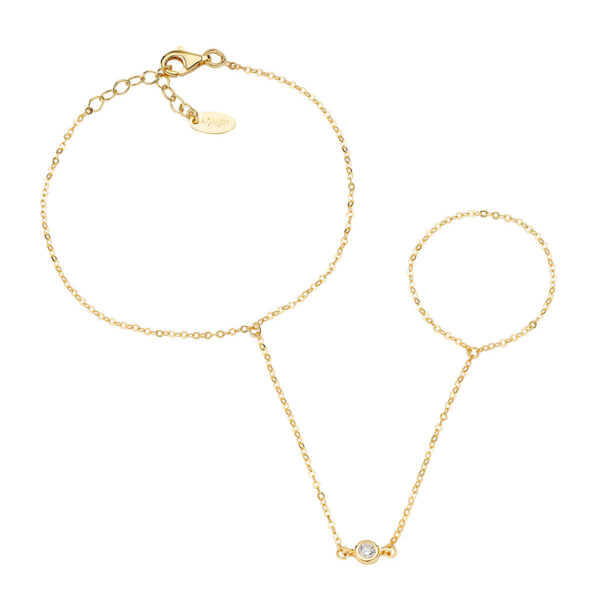 Baciamano zircone singolo 